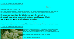 Desktop Screenshot of familie-vanderlinden.nl
